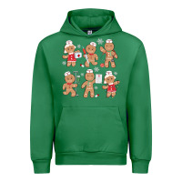 Emerald nurse gingerbread Urban Hoodie - MaliasSmallBusiness