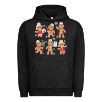 Pigment Black nurse gingerbread Urban Hoodie - MaliasSmallBusiness