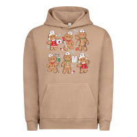 Pigment Burro nurse gingerbread Urban Hoodie - MaliasSmallBusiness