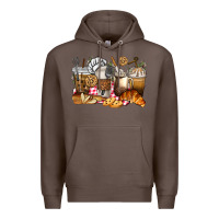 Coffee bakery coffee cups Premium Hoodie - texasbilliewilder