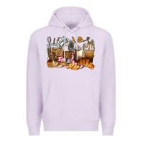 Lilac bakery coffee cups Premium Hoodie - texasbilliewilder