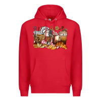 Red bakery coffee cups Premium Hoodie - texasbilliewilder