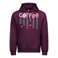 Mauve Wine coffee and christ Urban Hoodie - MaliasSmallBusiness