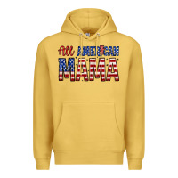Antique Gold all american mama zillion Premium Hoodie - Zillion Design Studio