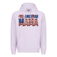 Lilac all american mama zillion Premium Hoodie - Zillion Design Studio