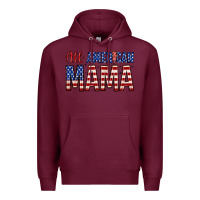 Burgundy all american mama zillion Premium Hoodie - Zillion Design Studio