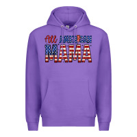 Purple all american mama zillion Premium Hoodie - Zillion Design Studio