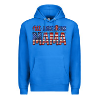 True Royal all american mama zillion Premium Hoodie - Zillion Design Studio