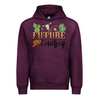 Mauve Wine future cowboy Urban Hoodie - MaliasSmallBusiness
