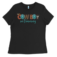 Black cowboy in training Ladies Tee - Artiststas