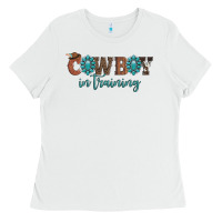 White cowboy in training Ladies Tee - Artiststas