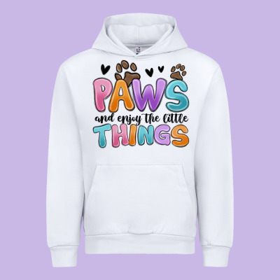 Urban Hoodie paws and enjoy the little things