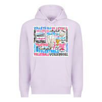 Lilac volleyball Premium Hoodie - Zillion Design Studio