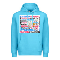 Ocean Blue volleyball Premium Hoodie - Zillion Design Studio
