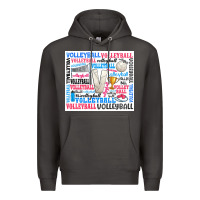 Smoke volleyball Premium Hoodie - Zillion Design Studio