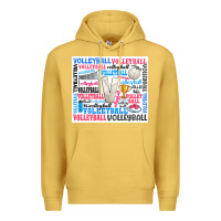 Antique Gold volleyball Premium Hoodie - Zillion Design Studio