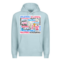 Blue Mist volleyball Premium Hoodie - Zillion Design Studio