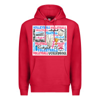 Cardinal volleyball Premium Hoodie - Zillion Design Studio