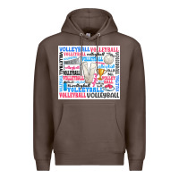 Coffee volleyball Premium Hoodie - Zillion Design Studio