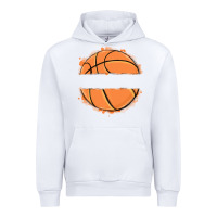 White custom basketball Urban Hoodie - MaliasSmallBusiness