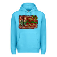 Ocean Blue Merry Christmas Y'all Boots Premium Hoodie - RanaPortraitStore