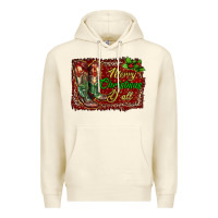 Sandshell Merry Christmas Y'all Boots Premium Hoodie - RanaPortraitStore