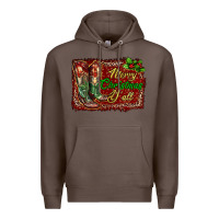 Coffee Merry Christmas Y'all Boots Premium Hoodie - RanaPortraitStore