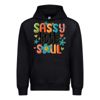 Black sassy little soul smiley Urban Hoodie - MaliasSmallBusiness