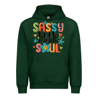 Forest Green sassy little soul smiley Urban Hoodie - MaliasSmallBusiness