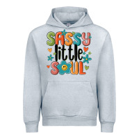 Heather Grey sassy little soul smiley Urban Hoodie - MaliasSmallBusiness