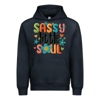 Navy sassy little soul smiley Urban Hoodie - MaliasSmallBusiness