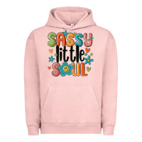 Pigment Salmon sassy little soul smiley Urban Hoodie - MaliasSmallBusiness