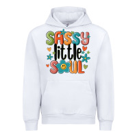 White sassy little soul smiley Urban Hoodie - MaliasSmallBusiness