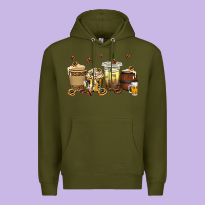 Premium Hoodie beer coffee cups