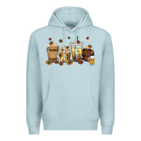 Blue Mist beer coffee cups Premium Hoodie - texasbilliewilder