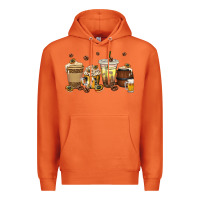 Carrot beer coffee cups Premium Hoodie - texasbilliewilder