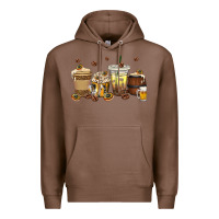 Chestnut beer coffee cups Premium Hoodie - texasbilliewilder