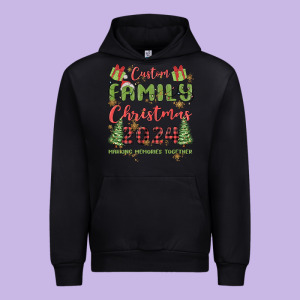 Custom Family Christmas 2024 Marking Memories Toge Urban Hoodie Designed By Maliassmallbusiness