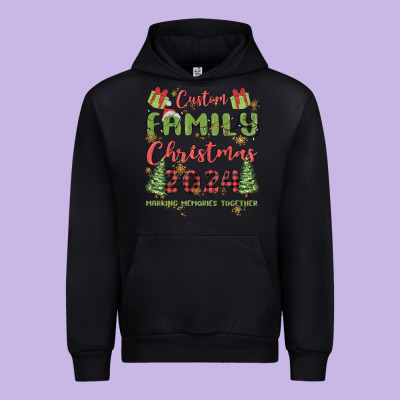 Urban Hoodie custom family christmas 2024 marking memories toge