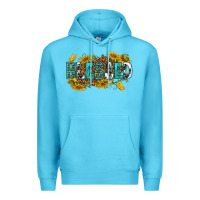 Ocean Blue blessed Premium Hoodie - texasbilliewilder