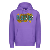 Purple blessed Premium Hoodie - texasbilliewilder