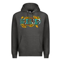 Charcoal Heather blessed Premium Hoodie - texasbilliewilder