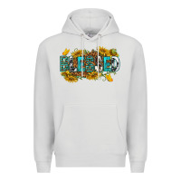 Dove Grey blessed Premium Hoodie - texasbilliewilder