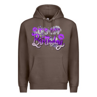 Coffee purple its my birthday Premium Hoodie - Zillion Design Studio