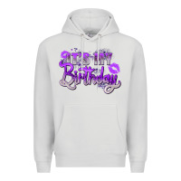 Dove Grey purple its my birthday Premium Hoodie - Zillion Design Studio