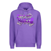 Purple purple its my birthday Premium Hoodie - Zillion Design Studio