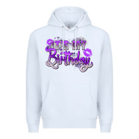 White purple its my birthday Premium Hoodie - Zillion Design Studio