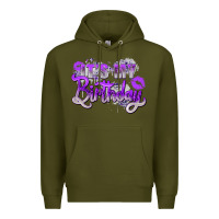 Army Green purple its my birthday Premium Hoodie - Zillion Design Studio