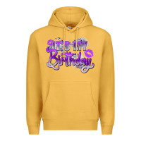 Mustard purple its my birthday Premium Hoodie - Zillion Design Studio