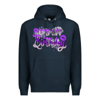 Navy purple its my birthday Premium Hoodie - Zillion Design Studio